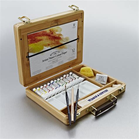 metal watercolour paint boxes|wooden watercolor paint box.